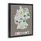 Stupell Industries Kid's Map of Germany Floating Frame, design by Carla Daly
